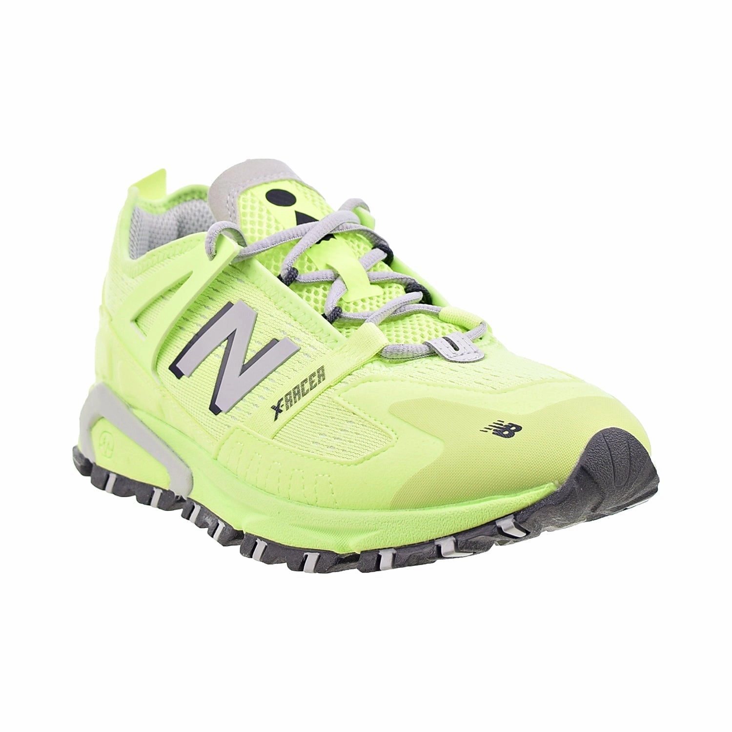 New Balance X-Racer Men's Shoes Bleached Lime Glo New Balance Blue Shoe