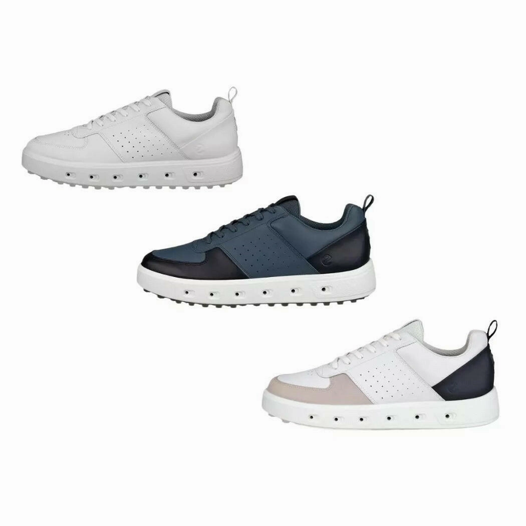 Golf Shoes Leather Ecco Men's Waterproof Golf Shoes - Street 720 Hybrid - Various Colours & Sizes