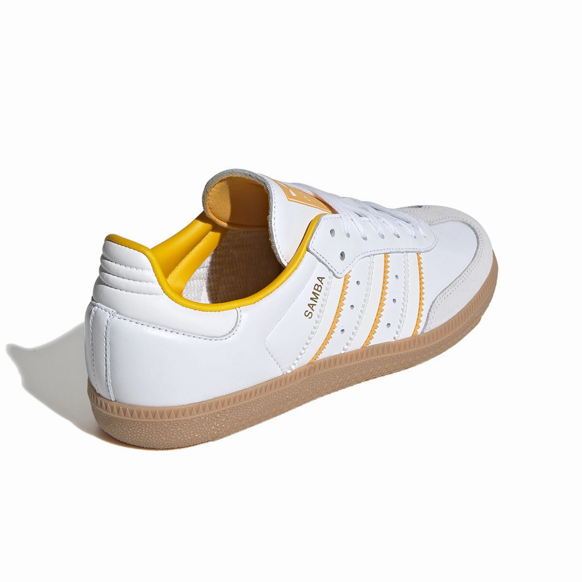 Adidas Shoes Track And Field Kids Samba OG 'Crystal White Crew Yellow'