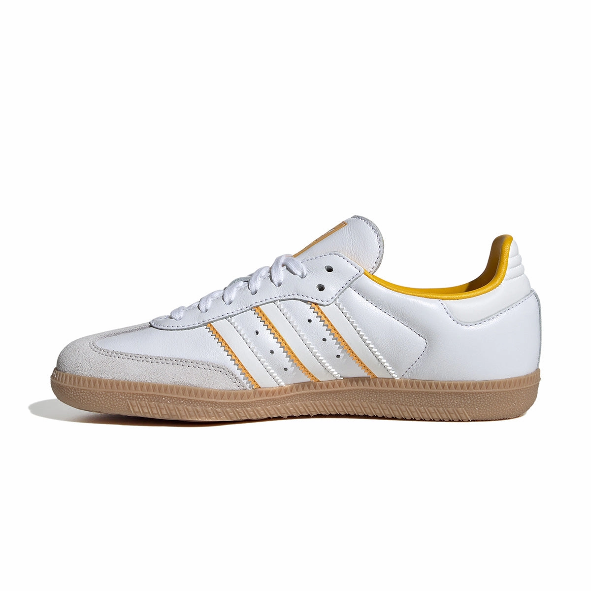 Kids Samba OG 'Crystal White Crew Yellow' Adidas Hip Hop Shoes