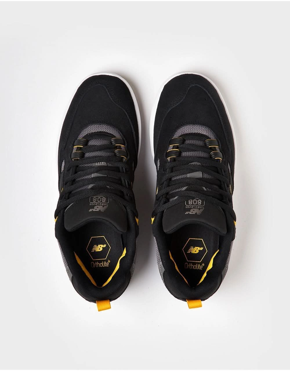 New Balance For Sale New Balance Numeric Tiago Lemos 808 Skate Shoes - Black/Yellow