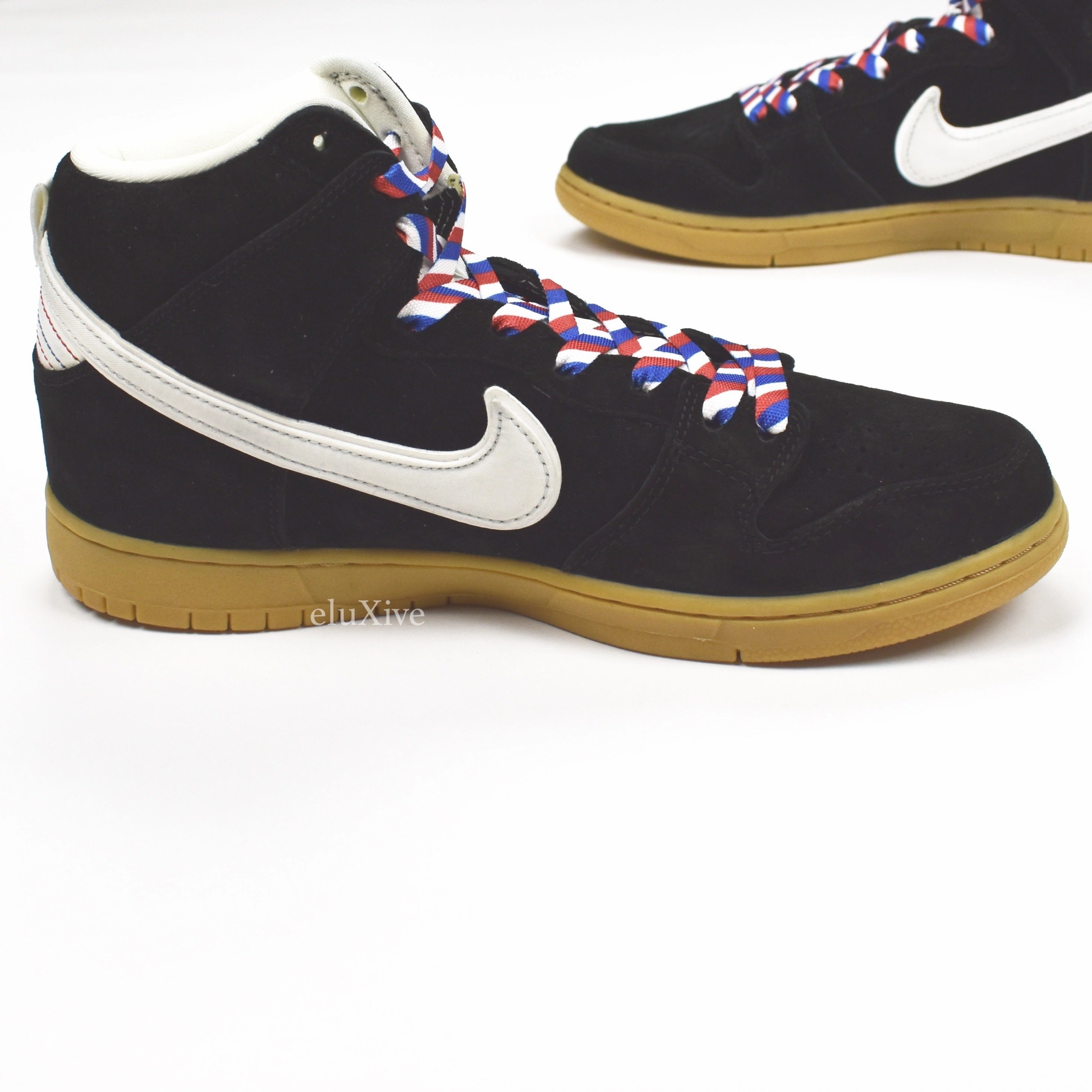 Comfortable Flat Leather Shoes Nike - Dunk High Premium SB 'Barber Shop'