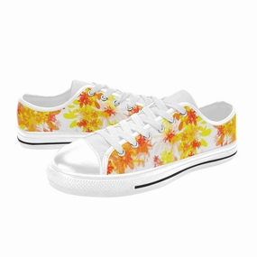 Flat Waxed Dress Shoe Laces Golden Leaves Low Rise Lace Up Shoes up to size 12