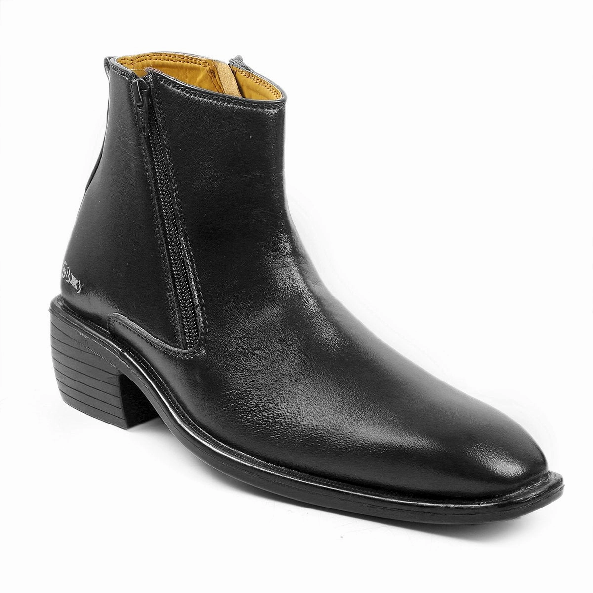 Men's Height Increasing Formal Wear Zipper Boots Shop Hiking Boots