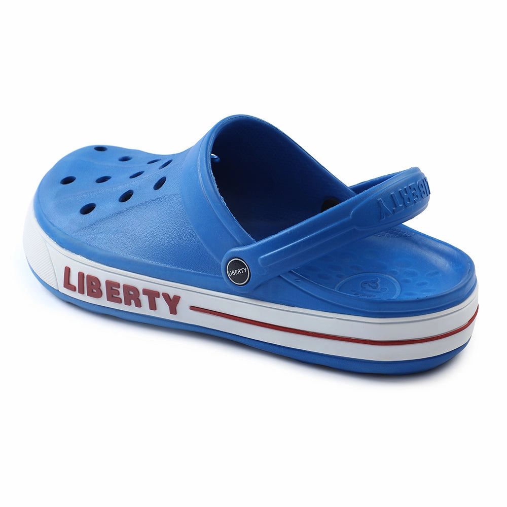 A-HA Blue Casual Slip-on Clogs For Men LITEWALK By Liberty Suede Clogs Mules