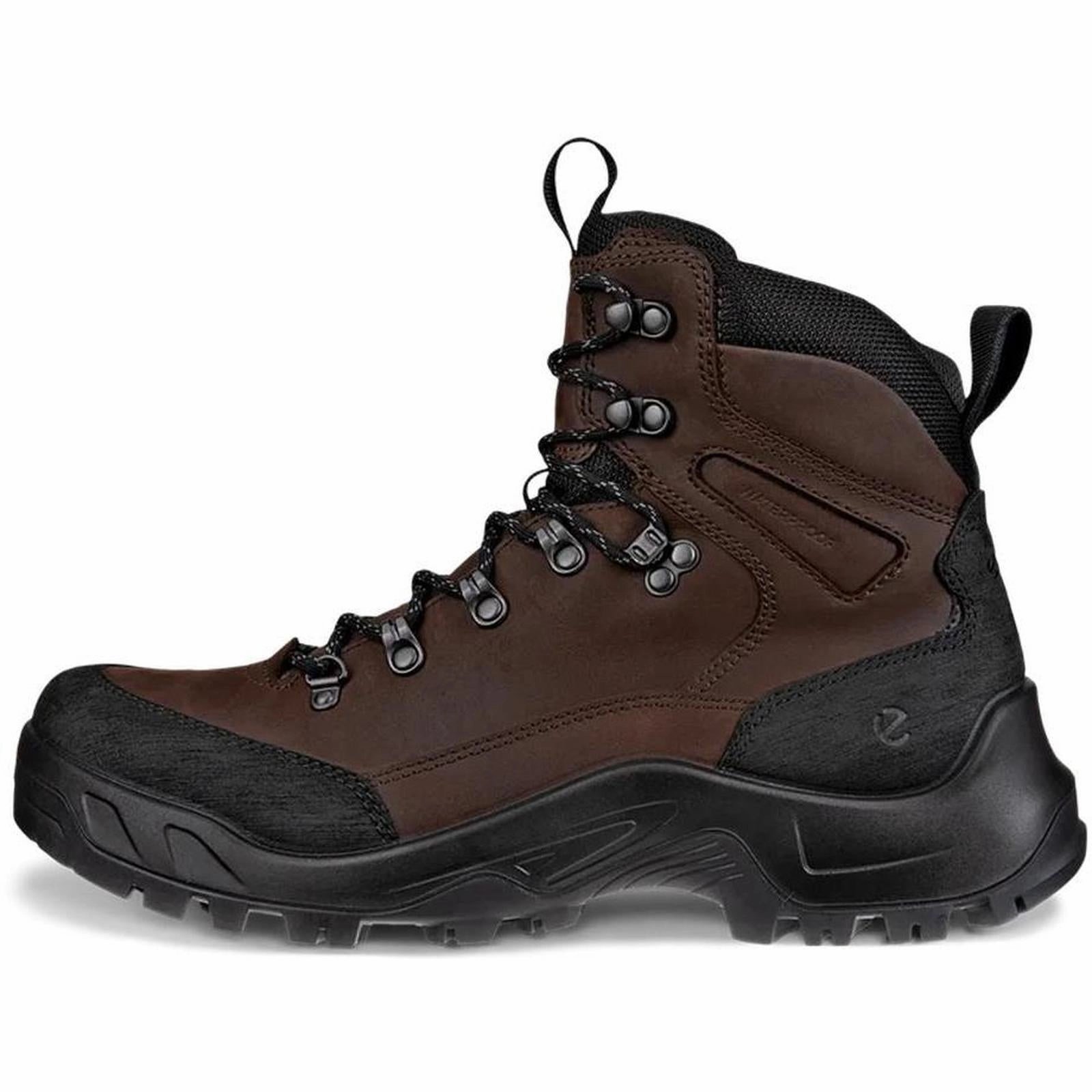 Safety Toe Combat Boots ECCO Mens Offroad Mid-Cut Waterproof Walking Boots