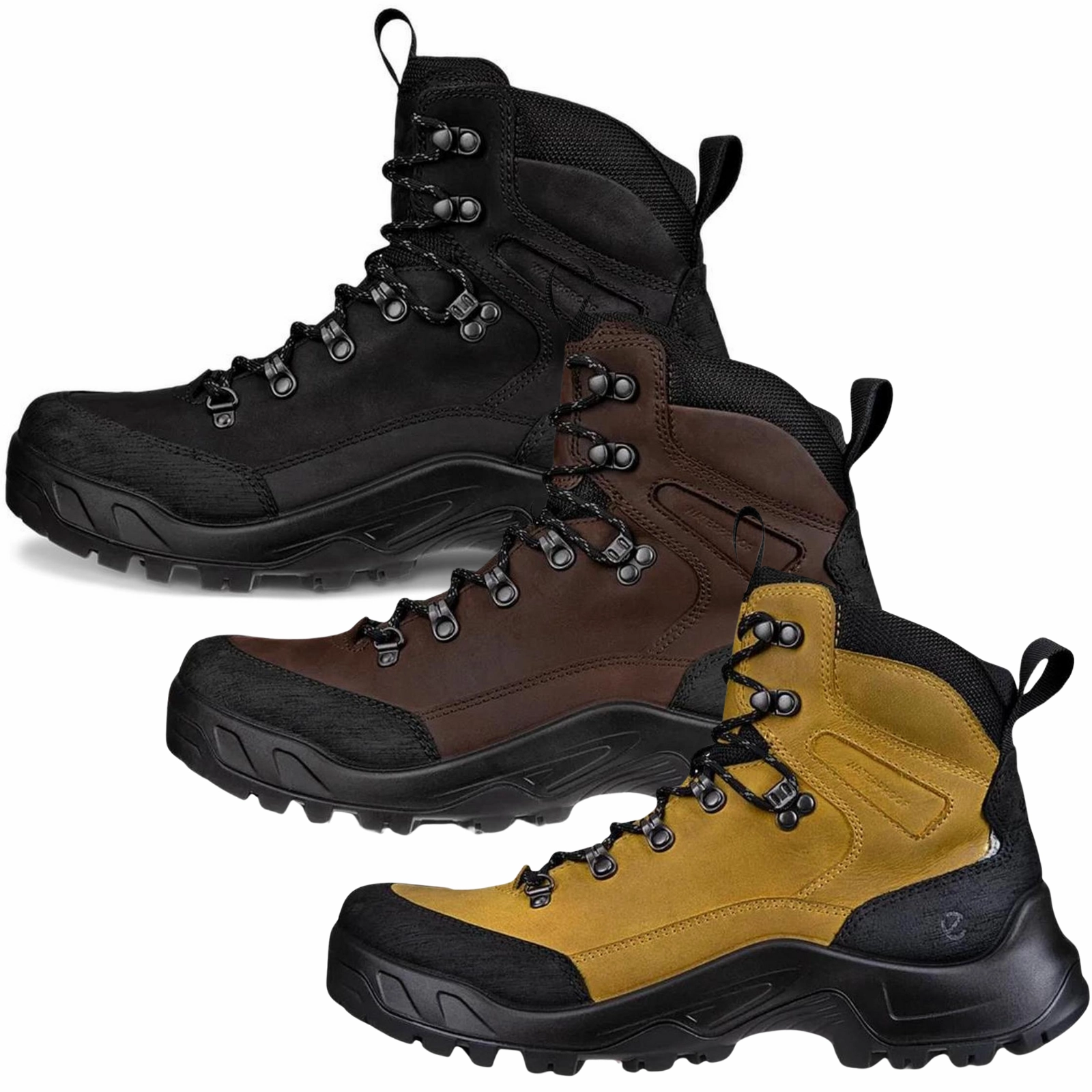 Touring Boots ECCO Mens Offroad Mid-Cut Waterproof Walking Boots