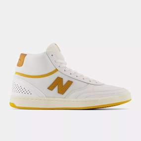 New Balance Numeric 440 High Skateboard Shoes - White/Yellow New Balance 630