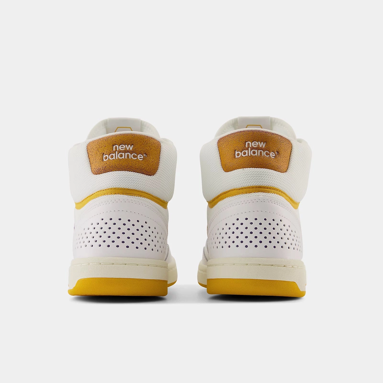 New Balance Numeric 440 High Skateboard Shoes - White/Yellow New Balance 9060 Grey On Feet