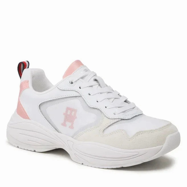 Sneakers At Tommy Hilfiger Sporty Th Runner Sneakers Women FW0FW06952-WHT