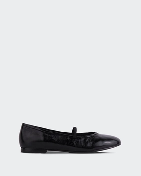 Flat Closed Shoes Darcey Black Naplack