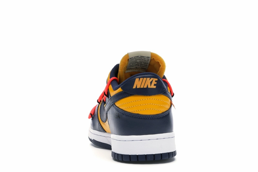 NIKE DUNK LOW OFF-WHITE UNIVERSITY GOLD MIDNIGHT NAVY Asics Dave Schultz Wrestling Shoes