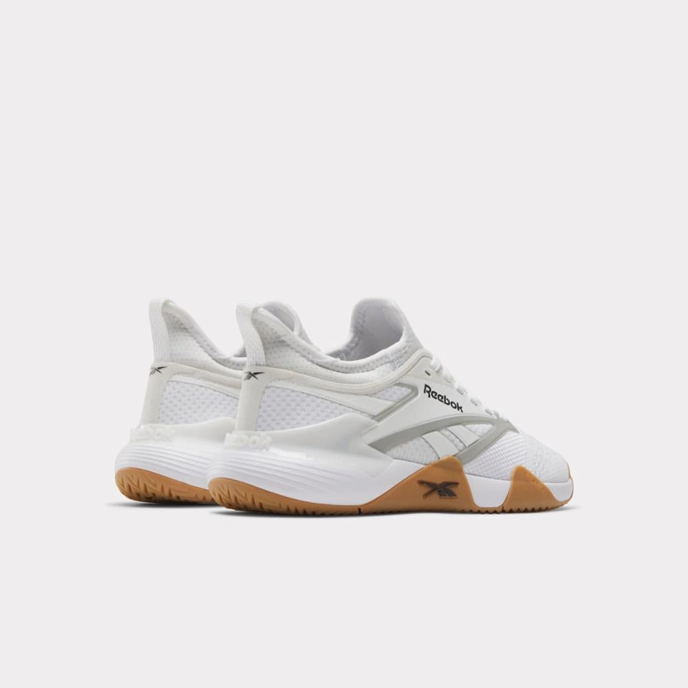 Reebok Footwear Women Nano Court Training Shoes WHITE/BLACK/GREY 1 Alphabounce Ex Trainer Shoes