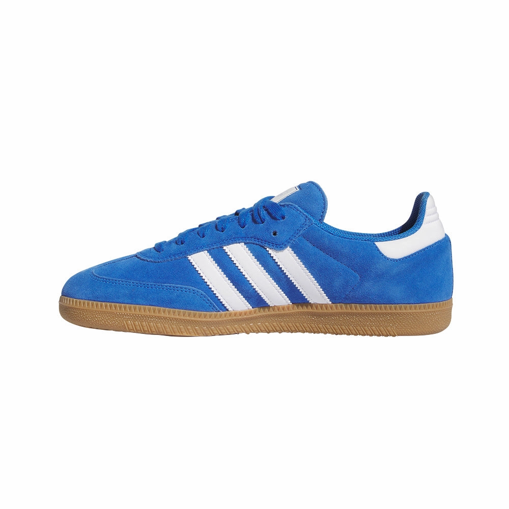 adidas SKATEBOARDING SAMBA ADV SHOES // BLUE BIRD/CLOUD WHITE/GOLD METALLIC Adidas Shoes Size 3