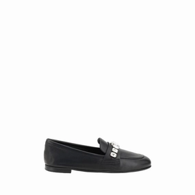 Workout Shoes Flat Feet Casadei Loafers with sparkling embellishments