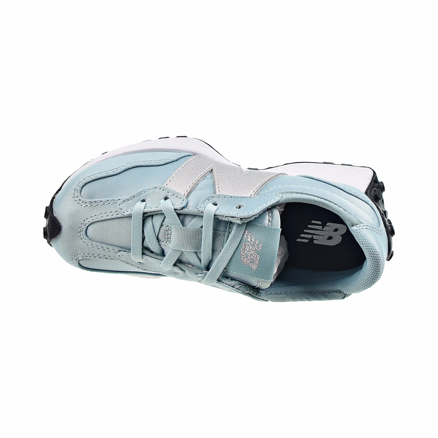 New Balance 327 Little Kids' Shoes Teal Blue-Silver New Balance. 9060