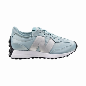New Balance 327 Little Kids' Shoes Teal Blue-Silver New Balance Sneaker Men