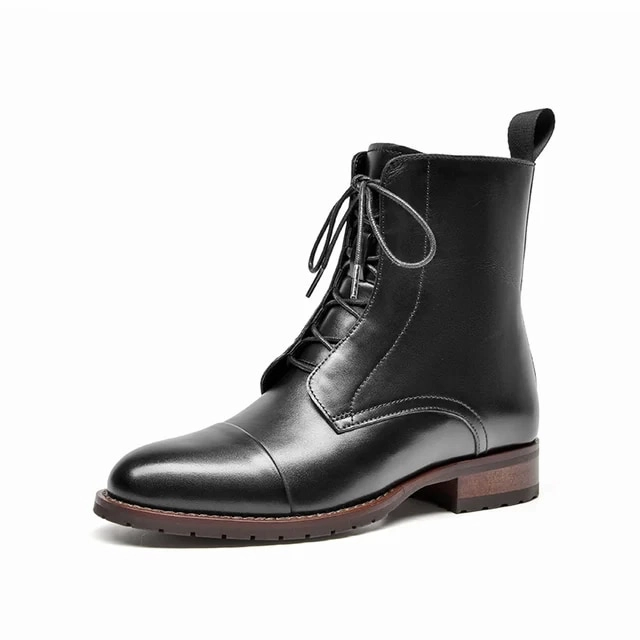 Chelsea Boots Sale USS Shoes Charlie Women's Leather Lace-Up Boots