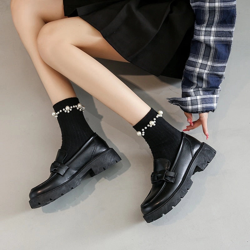 Comfortable 2023 NEW ARRIVAL EUR Soft Genuine Leather Mummy Shoes for Women Lady Flat Shoes Female Cause Shoes Beige  Black Best Shoes For Healthcare Workers With Flat Feet