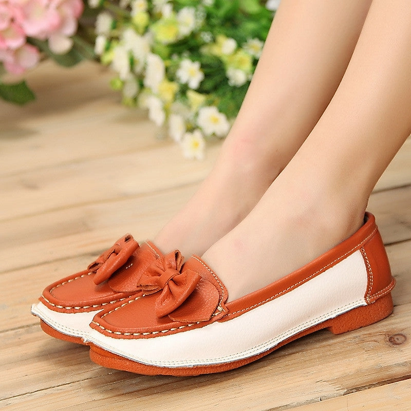 Best Running Shoes For Flat Feet And Pronation Women genuine leather shoes woman flat causal genuine leather loafer womens flats flexible boat shoes