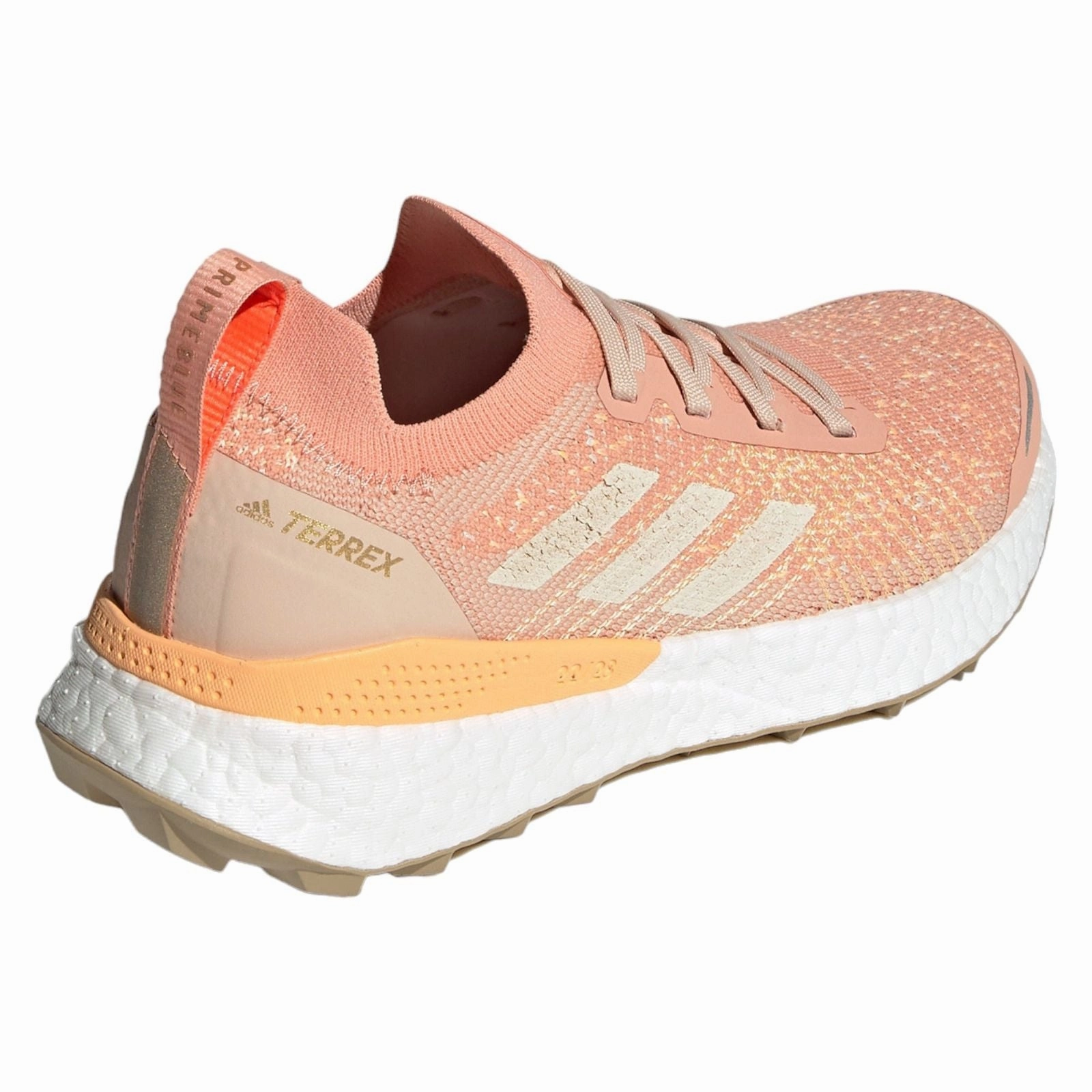 Adidas Casual Athletic Shoes adidas Womens Terrex Two Ultra Primeblue Trail Running Shoes - Ambient Blush / White