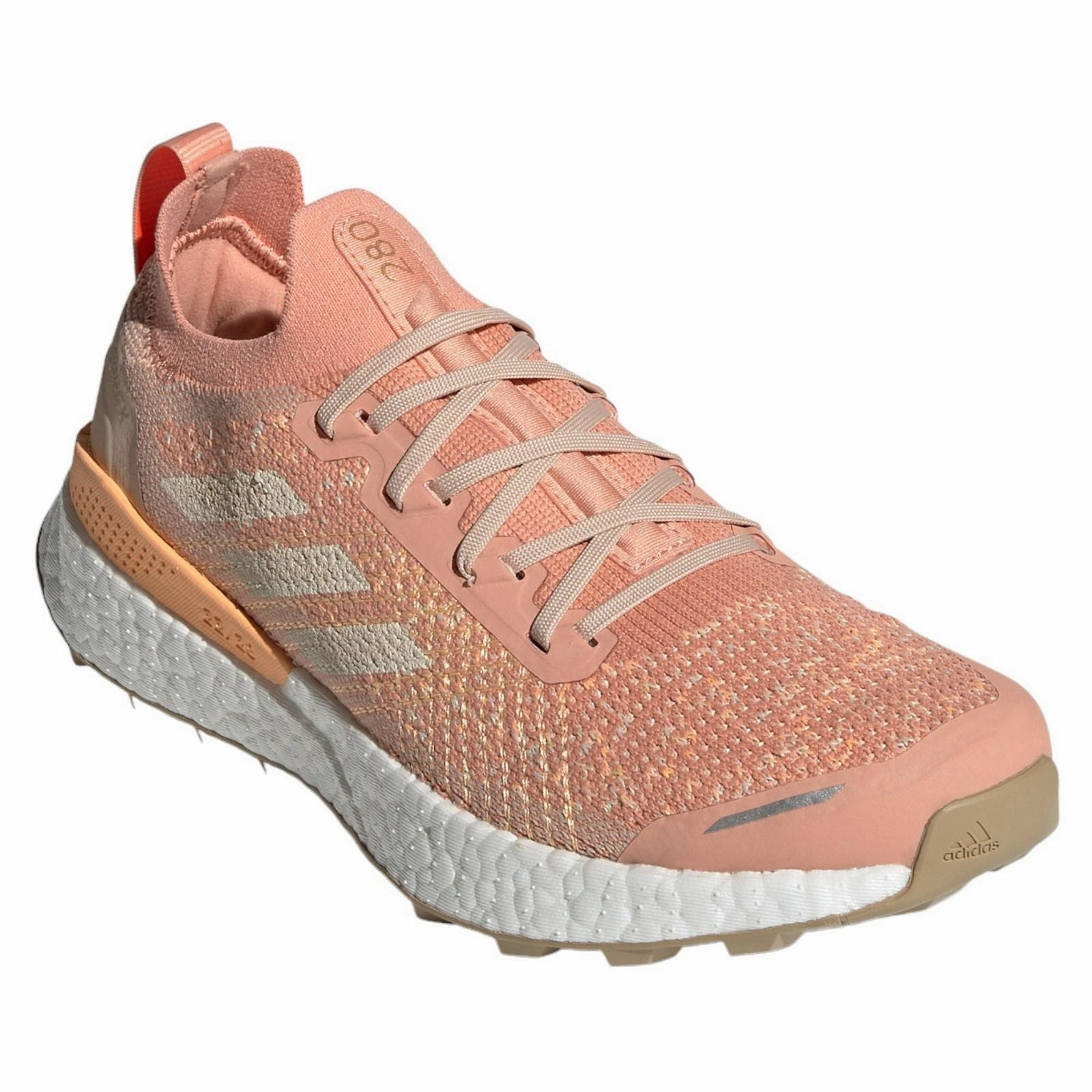 adidas Womens Terrex Two Ultra Primeblue Trail Running Shoes - Ambient Blush / White World Cup Soccer Shoes Adidas