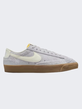 Asics Concrete Running Shoes Nike Blazer Low Vintage 77 Women Lifestyle Sneakers Football Grey/Gum