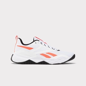 Reax 8 Mesh Training Shoes Reebok Footwear Women NFX Training Shoes FTWWHT/ORGFLA/CBLACK