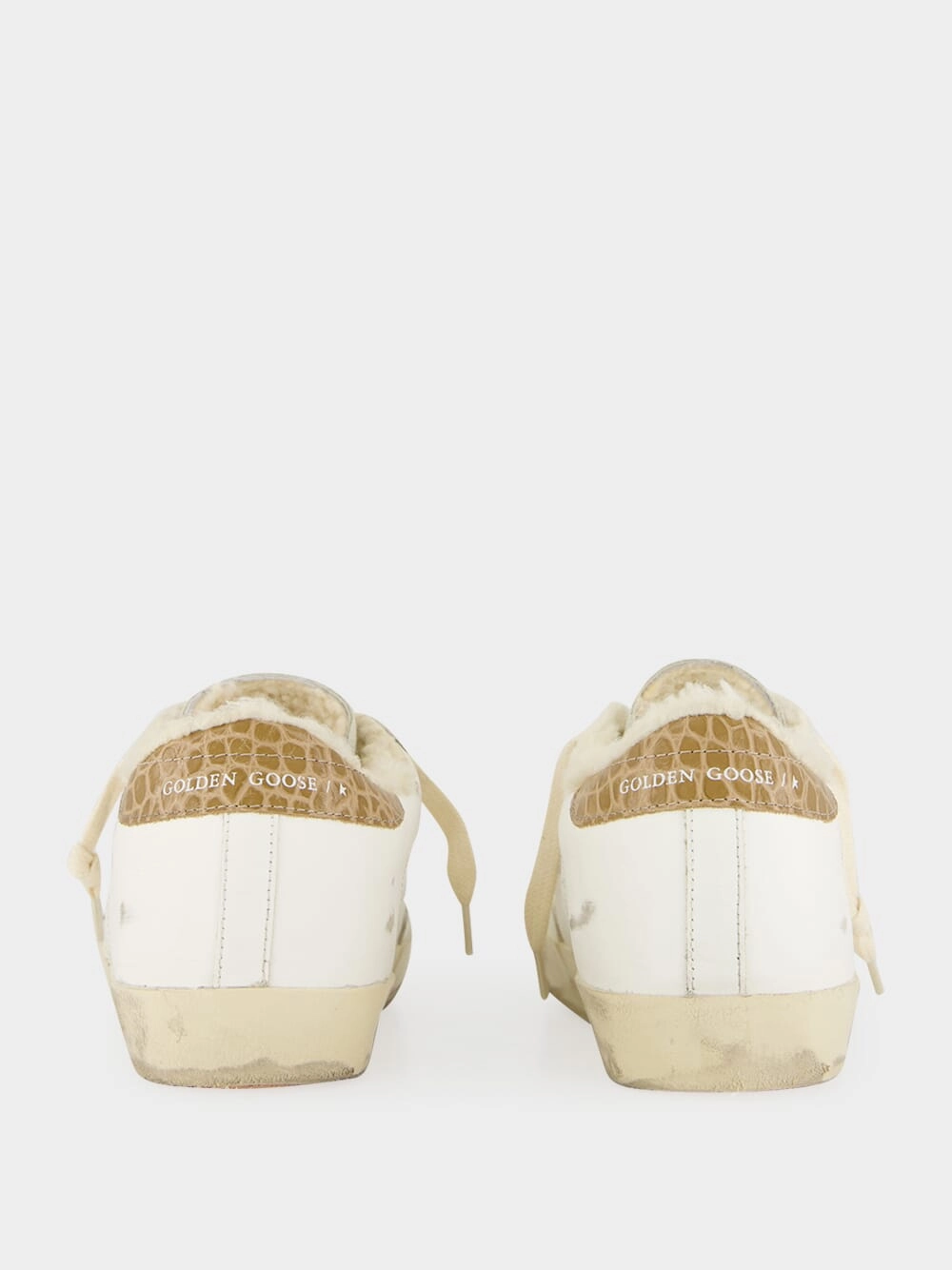 Thin Sole Sneakers Super-Star Sneakers with Cocco Heel & Shearling