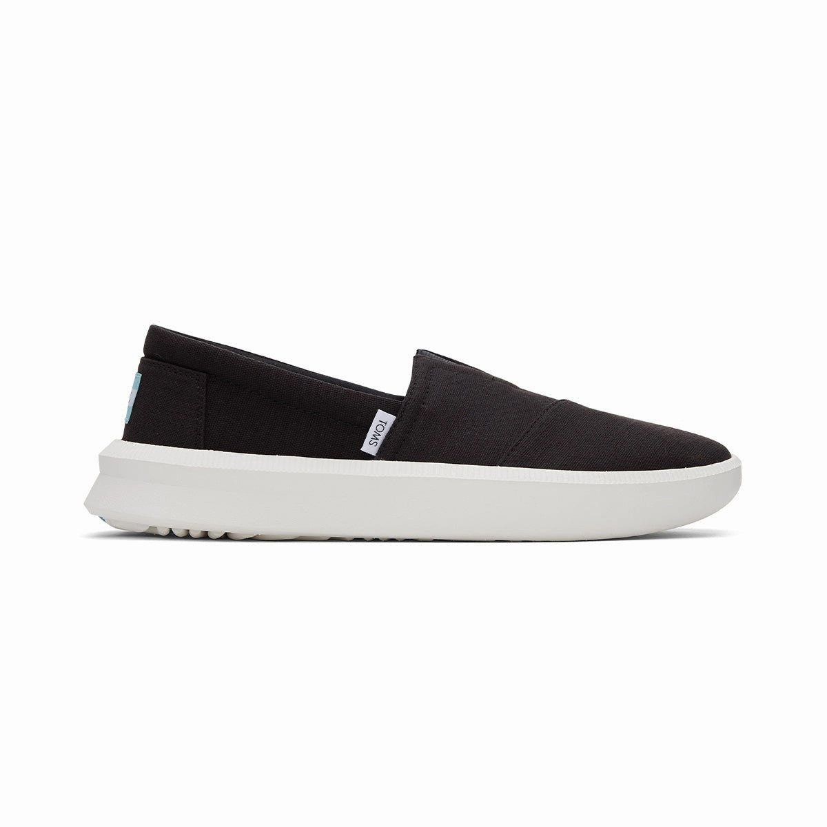 TOMS Sneakers Rover 2.0 Men  - Black Recycled Cotton Running Sneakers Near Me