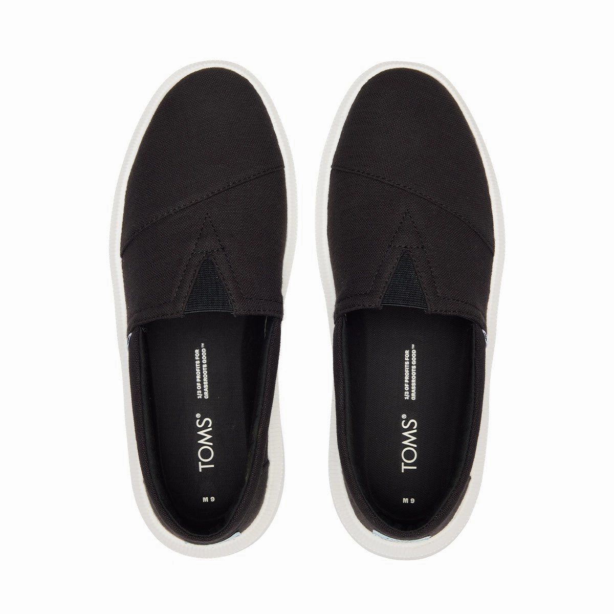 Best Running/walking Sneakers TOMS Sneakers Rover 2.0 Men  - Black Recycled Cotton