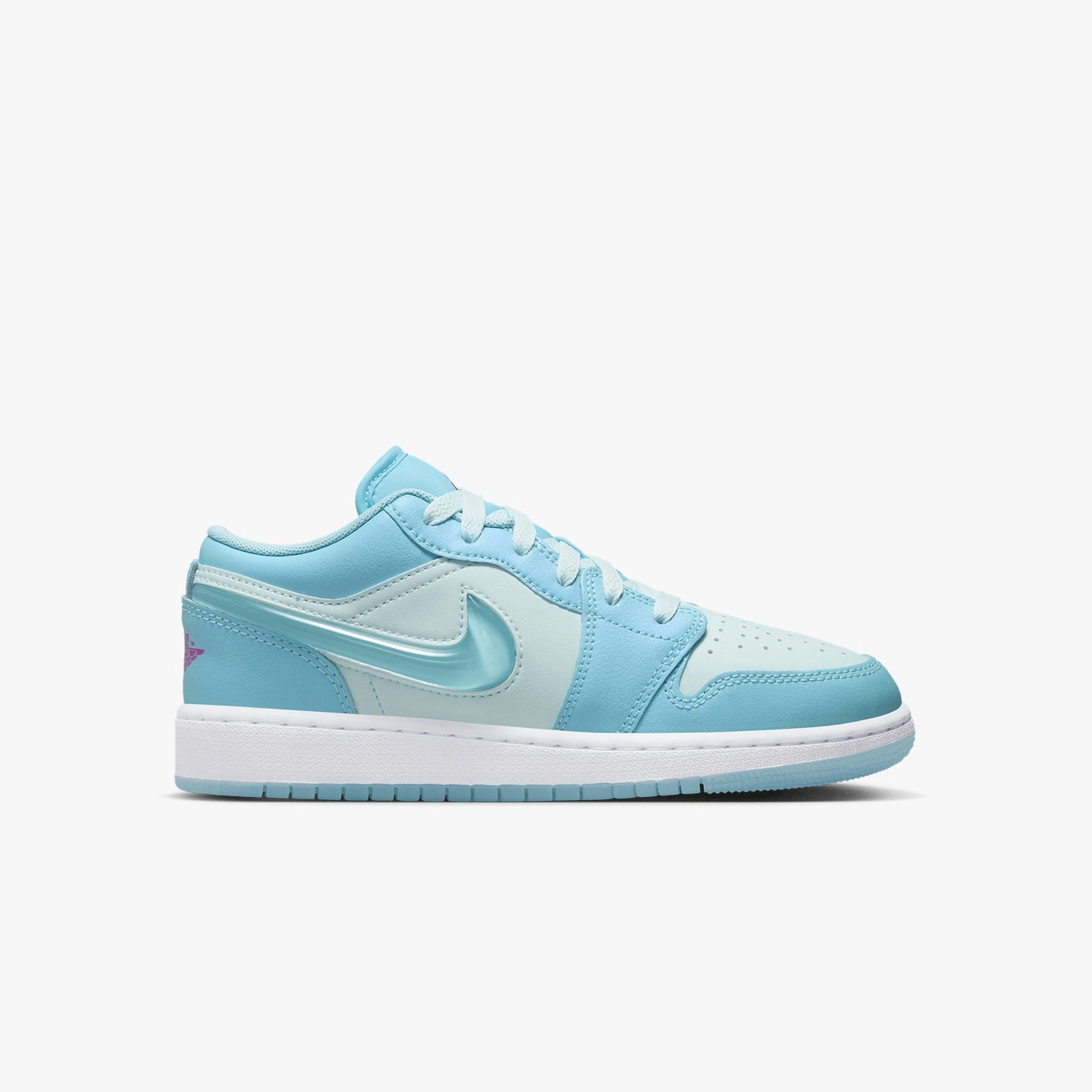Kid's Air Jordan 1 Low SE "Aquarius Blue" Grade School Shoes Similar To Asics Novablast 4