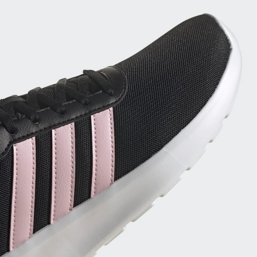 Adidas Camo Superstar Shoes .Adidas Womens Lite Racer 3.0 BLACK/PINK - (GY0700) - AP - R2L14