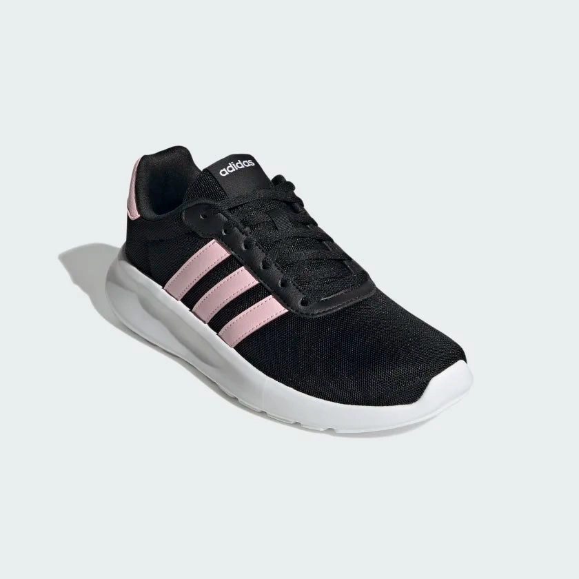 .Adidas Womens Lite Racer 3.0 BLACK/PINK - (GY0700) - AP - R2L14 Adidas Clay Court Tennis Shoes