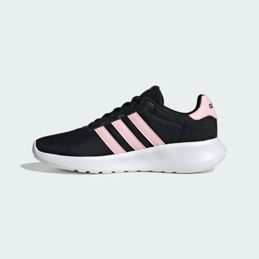 Best Adidas Pickleball Shoes .Adidas Womens Lite Racer 3.0 BLACK/PINK - (GY0700) - AP - R2L14