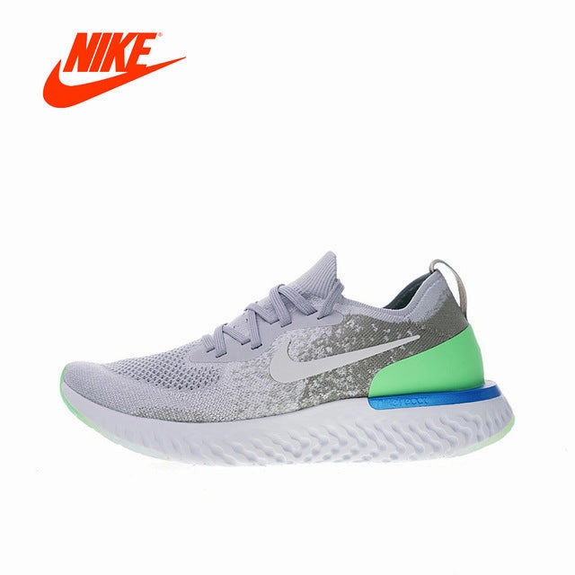 Original New Arrival Authentic NIKE Epic React Flyknit Mens Running Shoes Sneakers Sport Outdoor Gym Shoes 2018 WinterSneakers Asics Shoes Novak Djokovic