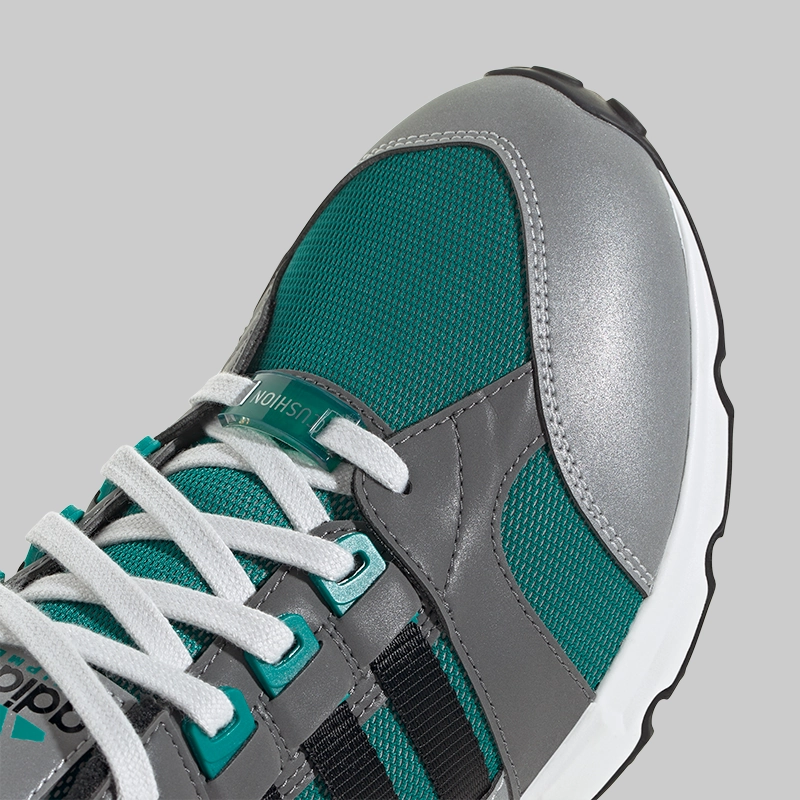 Big Adidas Originals Samba Xlg Casual Shoes Equipment Cushion 93 - Equipment Green/Black/Matte Silver