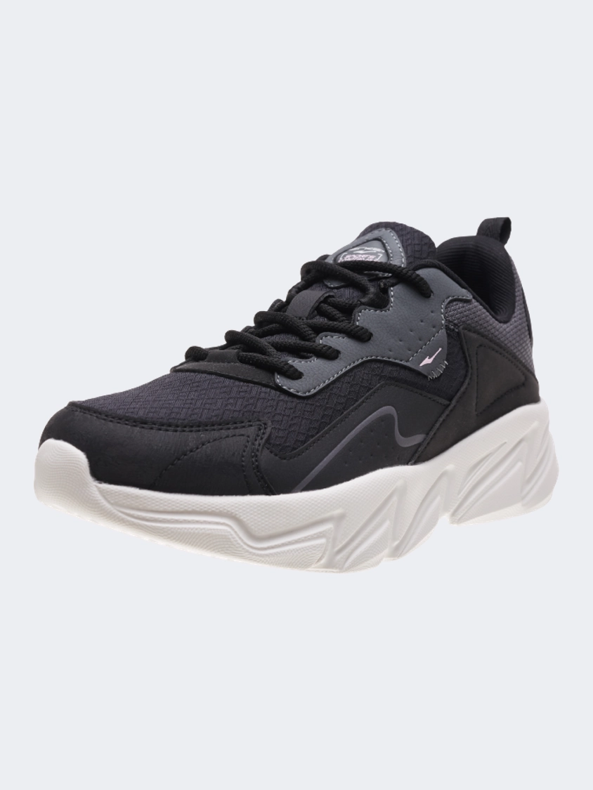 Erke Trendy Cross Women Training Shoes Black/Charcoal On Cloud X 4 Training Shoes