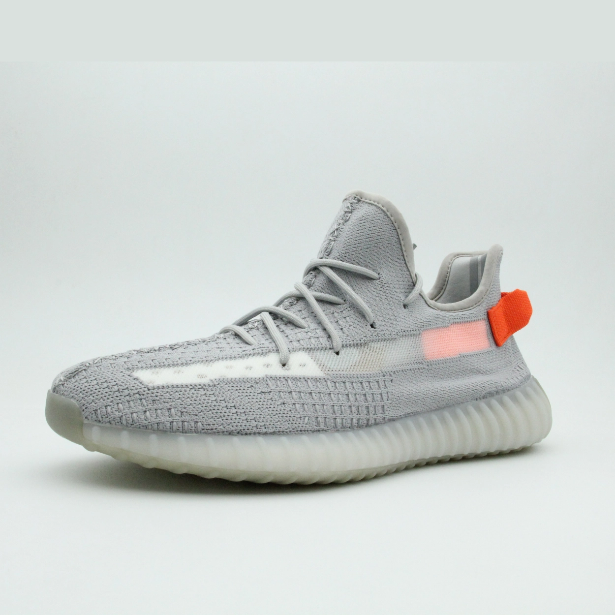 BIG SIZE - Men Yeezy Boost 350 V2 (Light Grey) Athletic Adidas Shoes