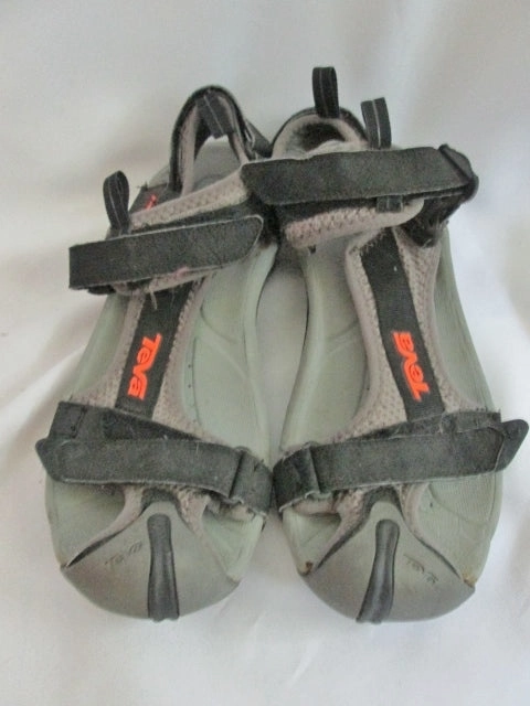 EUC Mens TEVA 6996 TOACHI RIVER SANDAL Water Aqua SHOE GRAY 10 Camping Outdoor Fringe Ankle Boots
