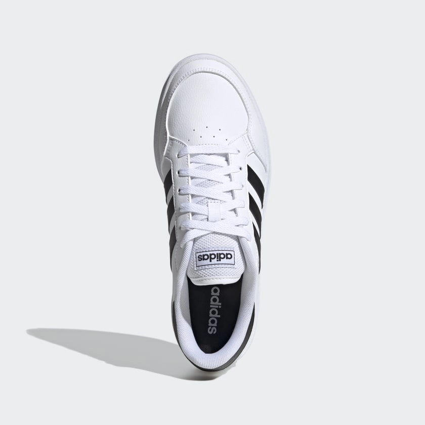 ADIDAS BREAKNET - Cloud White / Core Black / Core Black Adidas Shoes Latest