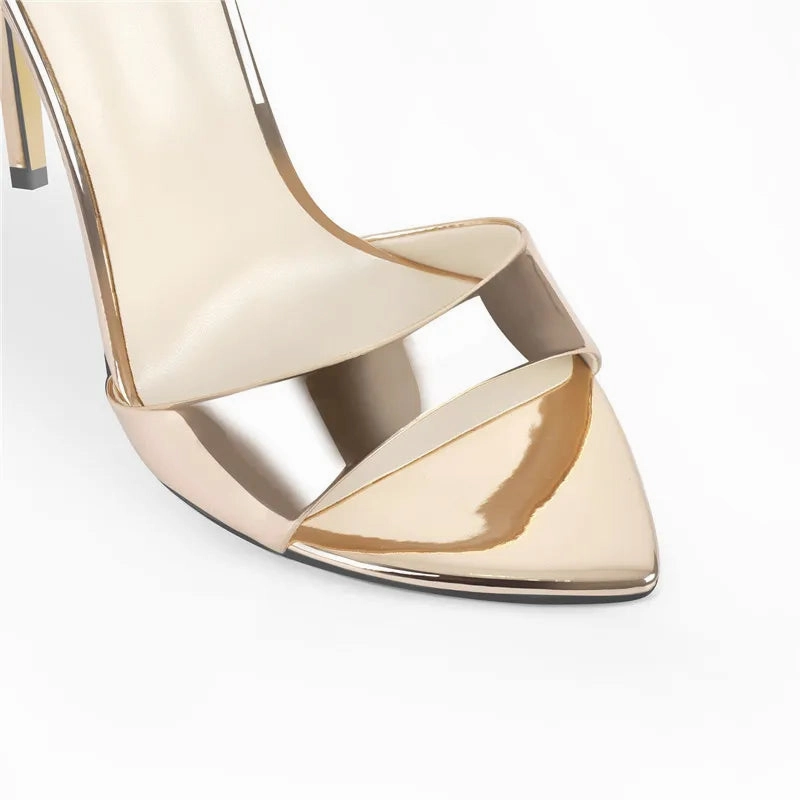 Cute And Comfortable Sandals Classic Gold Chain Sandals