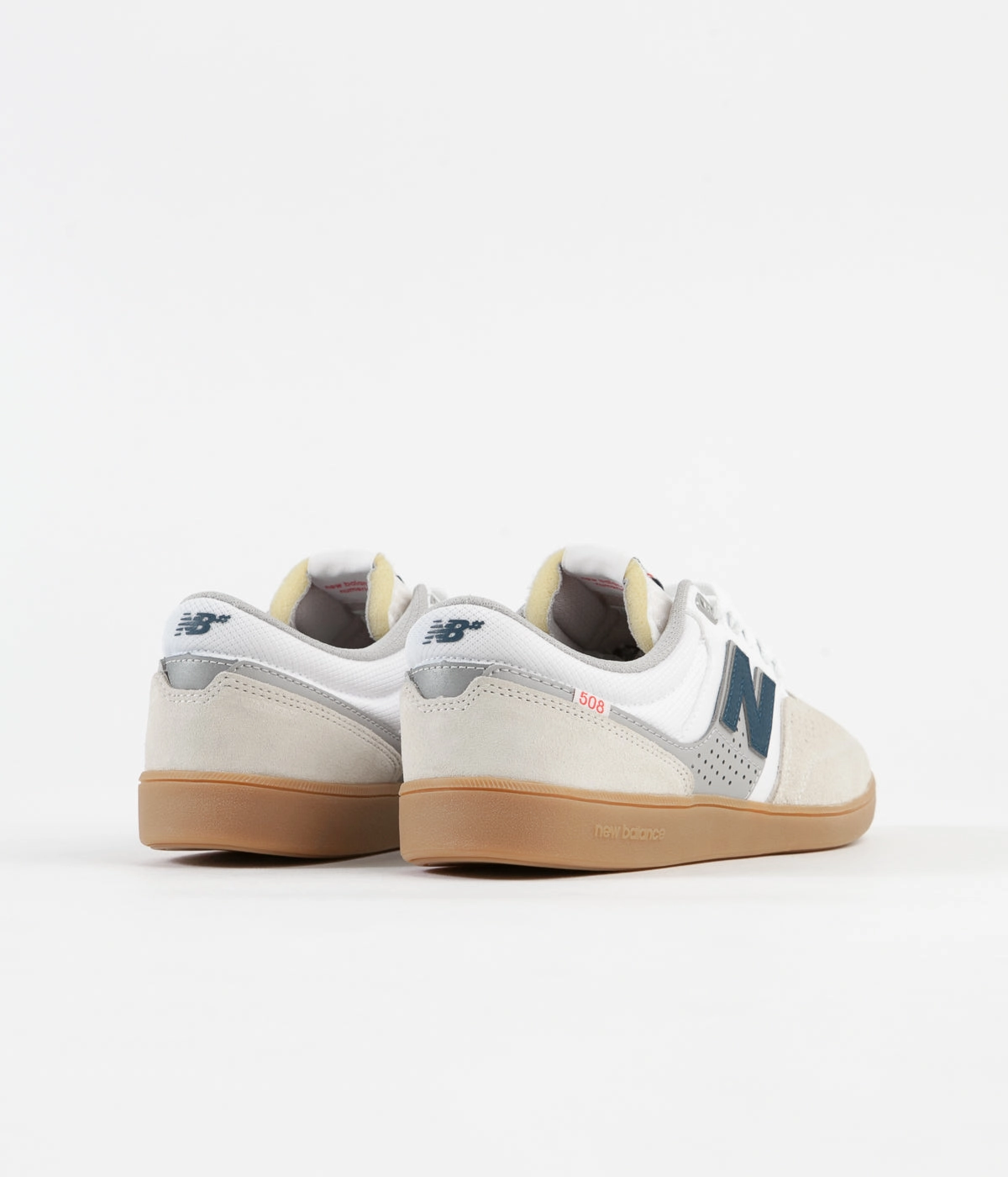 New Balance Numeric 508 Brandon Westgate Shoes - White / Gum New Balance 480 Linen