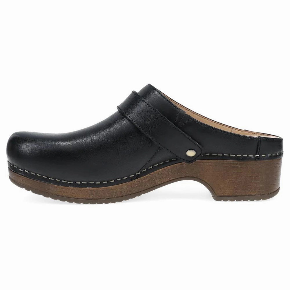 Dansko Baylor Black Calf Leather Mule (Women's) Best Shoes For Both Formal And Casual