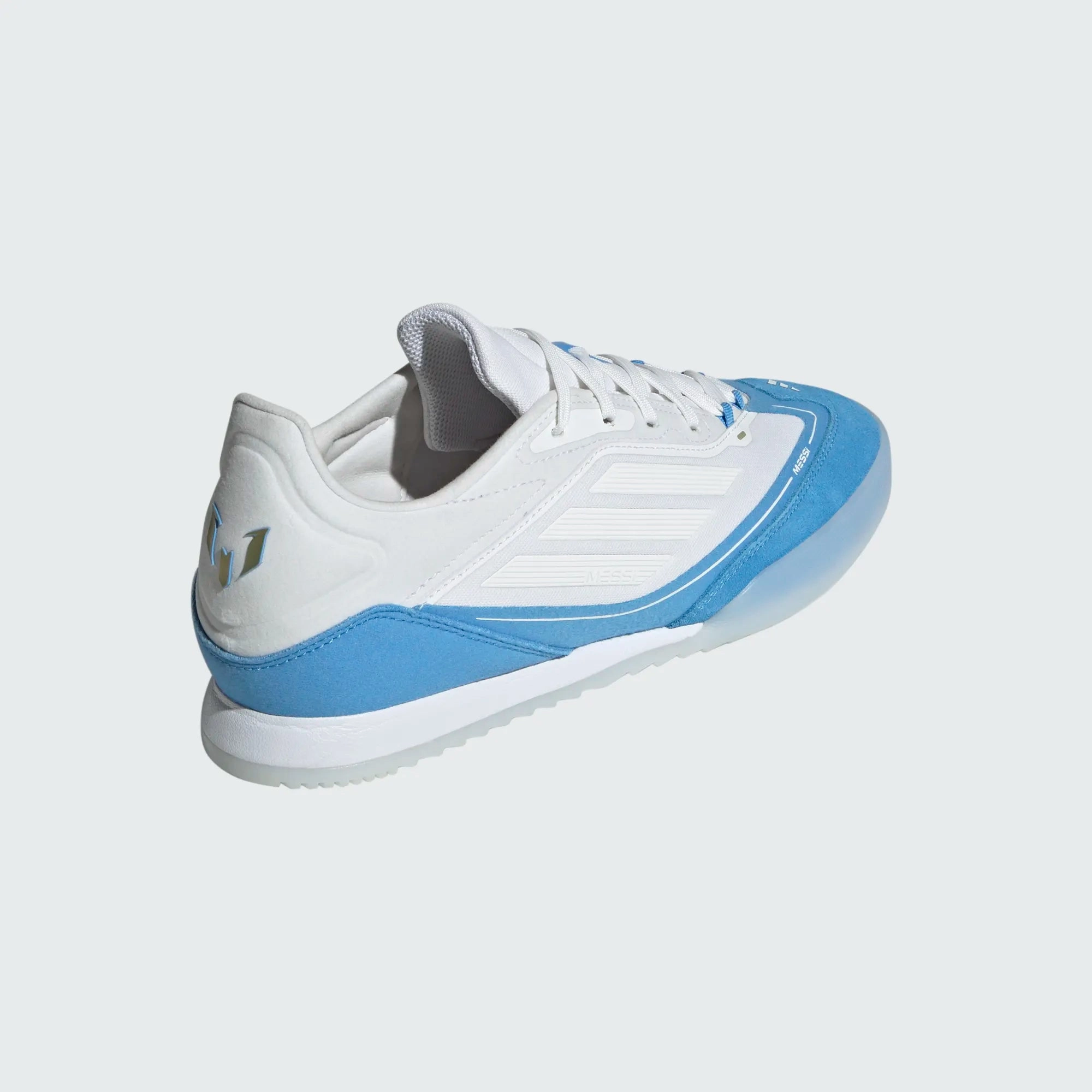 F50 FREESTYLE 24 MESSI FTWWHT/GOLDMT/BLUBRS Adidas Camping Shoes