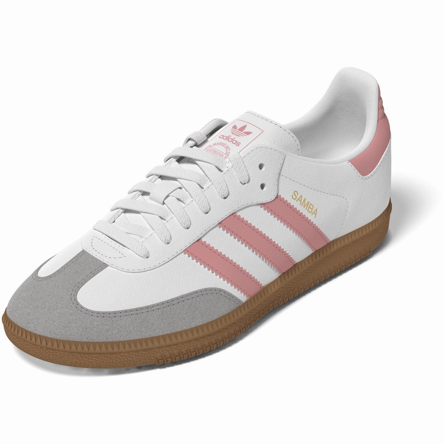 Adidas World Cup Shoes adidas Originals Ftwr White/Semi Pink Spark/Gum 3 Samba Og J Sneakers