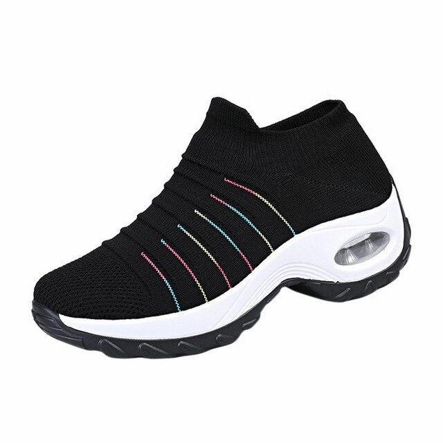 Top 5 Running Shoes For Flat Feet Fashion Mesh Sneakers For Women Lightweight Running Shoes