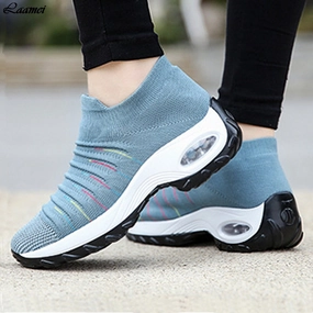 Short Wedding Dress Flat Shoes Fashion Mesh Sneakers For Women Lightweight Running Shoes