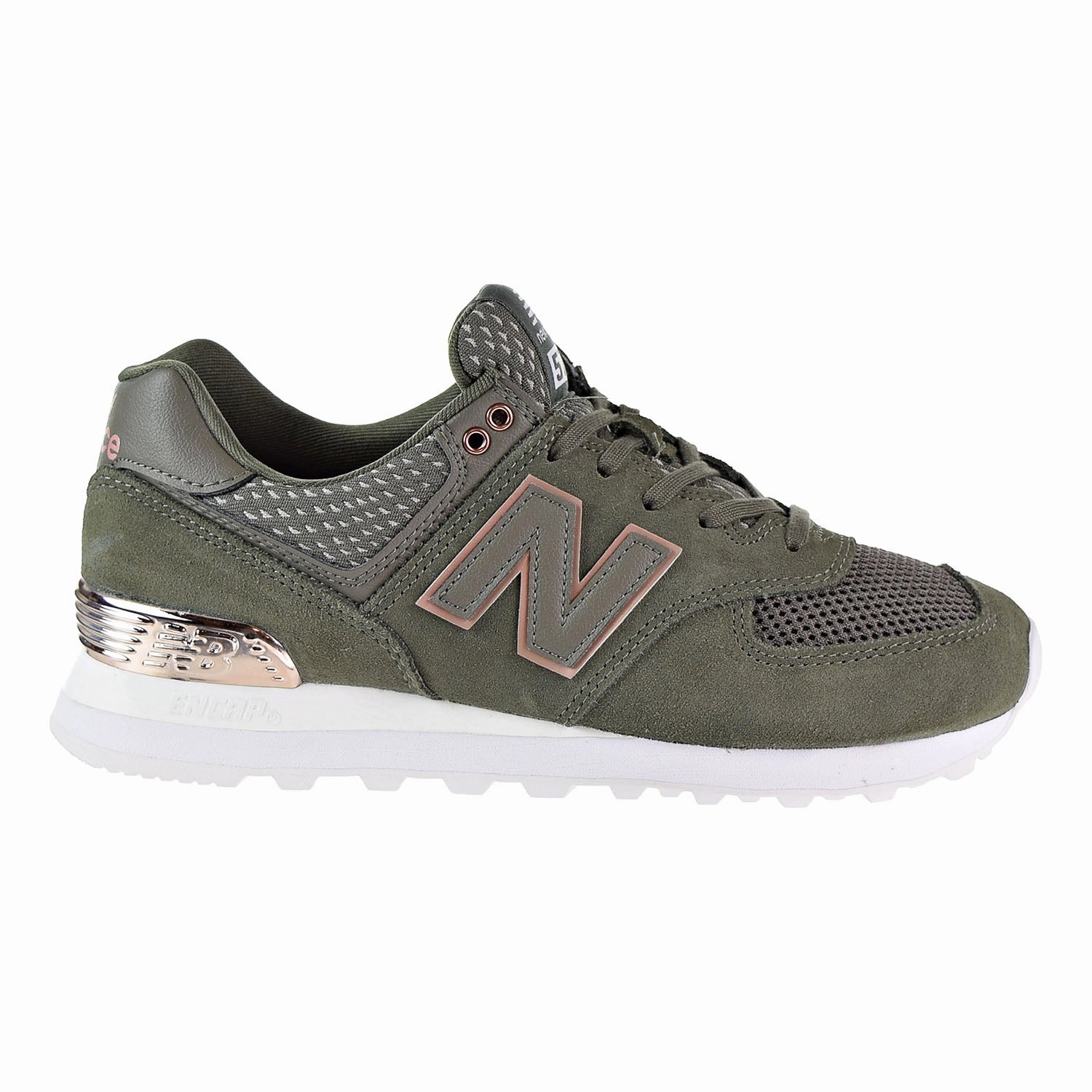 Best New Balance Cross Trainers New Balance 574 All Day Rose Womens's Shoes Olive