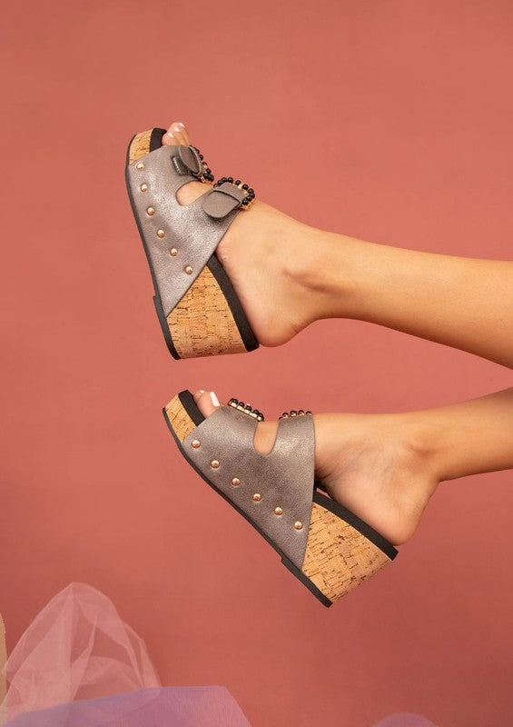 BRIANNA Crocs Low Wedge Sandals